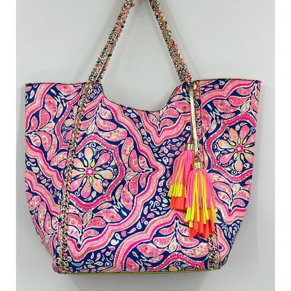 Lilly Pulitzer Pool Tote Can't Resist Shoulder Bag Beach